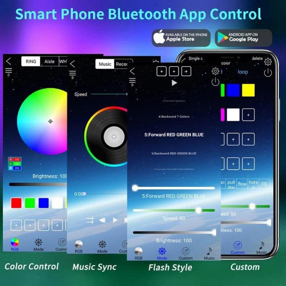 Smart USB Bluetooth App Control LED String Light Waterproof Outdoor Fairy Lights For Party Christmas Tree Lights Wedding Decor