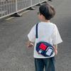 Adorable Kids Oxford Cloth Shoulder Bag Cute Color Block Design For Boys And Girls