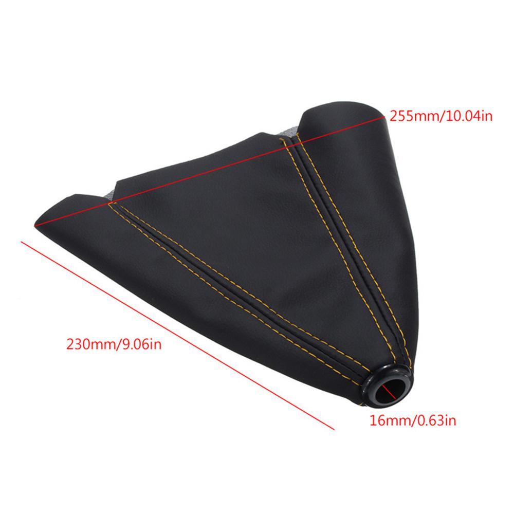 16mm Car Gear Shift Collars Universal PU Leather Auto Manual Stick Shifter Knob Gear Shift Boot Cover Gaiter