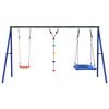 Swing Set with Swing Seat Climbing Swing and Nest Swing