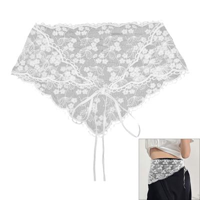 Elegant Lace Bandana Laciness Party Decorations Balletcore Stage Shows Turban Hair Scarf Headscarf Headdress