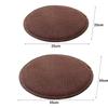 Solid Color Seat Pad 25/35cm Round Cushion Cozy Chair Cushion  Winter Season