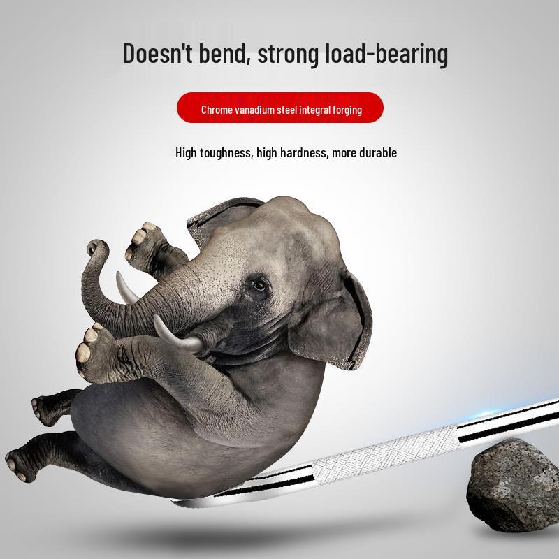 Stainless Steel Multifunctional Vehicle Pry Bar - Industrial Grade