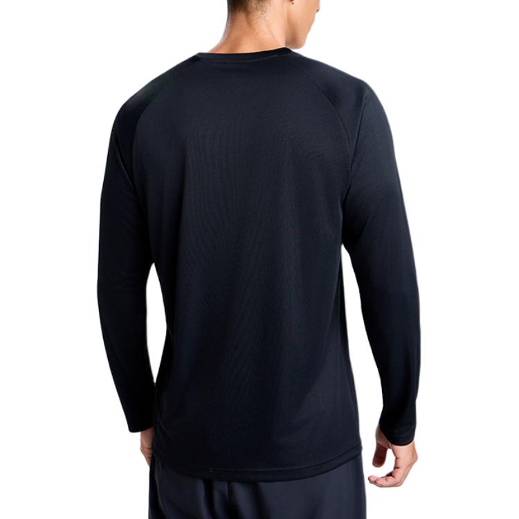 Asics Crew Neck Pullover Comfort Casual Long Sleeve T-Shirt Men Tops Black 2011D047-001