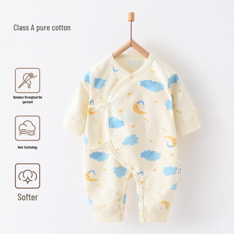 Baby-Body aus reiner Baumwolle - Mönch-Strampler für Neugeborene für alle Jahreszeiten (0-3 Monate)