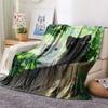 Cat Women  Print Flannel Blanket, High quality Comfortable for All Seasons, Home Decor, Warmth and Comfort