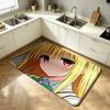 To Love Ru Golden Darkness Yami Shower Room Absorbent Small Floor Mat Soft Comfortable Decorative Foot Mat