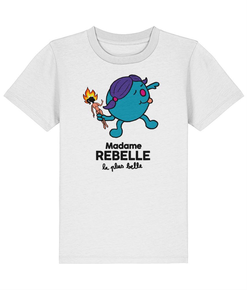 

Madame Rebelle - Kids - Organic T Shirt - Feminism - Street Art - Girl Power L