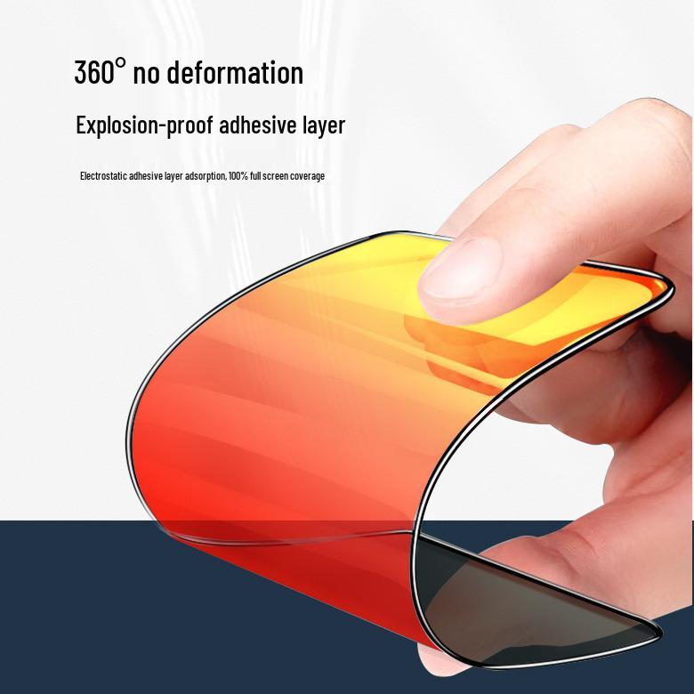 iPhone 15 Pro Max Colorful Privacy Screen Protector & iPhone 14 Pro Max Gold Anti-Peep Film