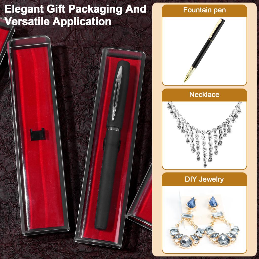 6 Stuks Etui Pen Cadeaudoos Balpen Cadeaudoos Pennen Verpakking Doos Voor School Schrijfwaren Kantoor Accessoires Sieraden Doos