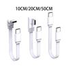 10/20/50cm Short 100W Type C To Type C Cable 90 Degree Elbow Data Cable 480mbps Fast Charging Cord for Mobile Phone