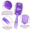 1pc Wet Curly Hair Brush, Defining Curl Detangler, for Blow Drying, Trident Handle Reduced Hair Pulling, Styling Tool Man Woman