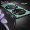 KEYSION 360° Rotating Magnetic Ring Stand Phone Case for MagSafe for OPPO Find N5 Hinge Phone Cover with Glass Screen Protector