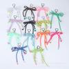Light Luxury Handwoven Bow Keychain Fashion Clothing Accessories Cute Beautiful Girl Bag Accessories Pendant