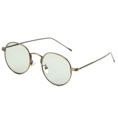 [What Say] FASHION OUTDOOR UV400 Polarized Lenses, Night Driving, Flat Boston Metal Frame, Colored Lenses, Sunglasses, Clear Lenses, Fashion Glasses,