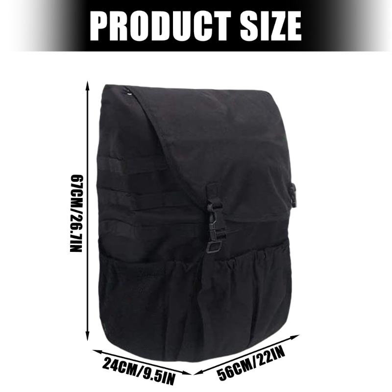 Multifunction Spare Tire Storage Bag with adjustment Straps Heavy Duty Fabric Organizes Large Bag for Outdoor enthusiast