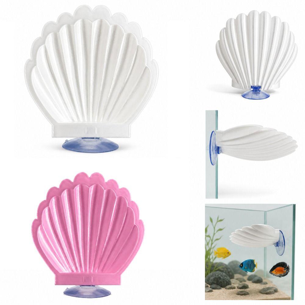 New Shell Shaped Betta Hammock Suction Cup Smooth Pad Aquarium Rest Bed Fish Hideout Aquarium Decor