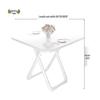 Compact Foldable Round Dining Table for Small Spaces