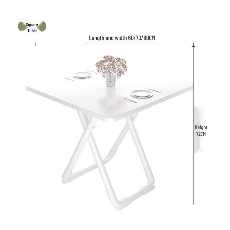 Compact Foldable Round Dining Table for Small Spaces