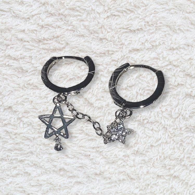 Sparkling Drop Earrings Star Earrings Ear Buckles Women Dangle Earrings Female Fashion Earrings Perfect for Daily Wear