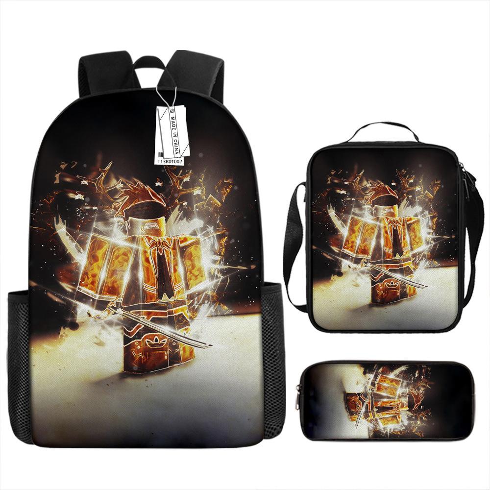 

Virtual world animation primary school students LOGO training counseling pencil bag schoolbag burden reduction schoolbag Pencil case