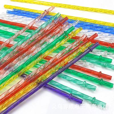 5 ks Vířivých brček Opakovaně použitelných 24 cm Dlouhých Pevný Plast Lesklých Náhradní Pítka na Hrnek S Čisticím Kartáčkem
