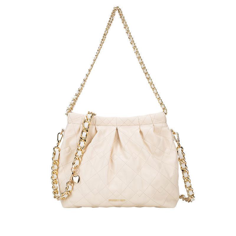 Stor tygväska för kvinnor, Ny axelväska, Högklassig känsla för kvinnor, Nischad Trendkedja Vandrare Väska