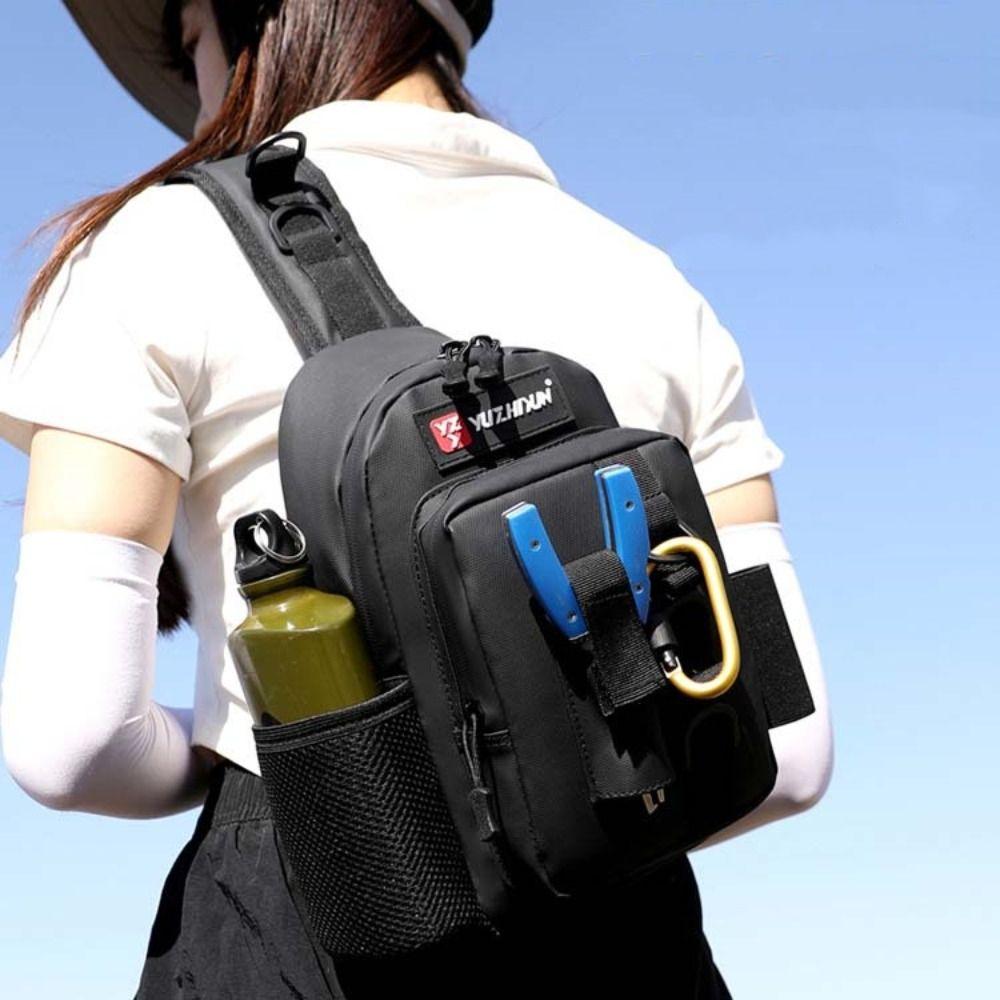 Waterproof Fishing Chest Bag Rod Holders Fishing Tackle Pack Lure Fishing Bags  Hiking Camping