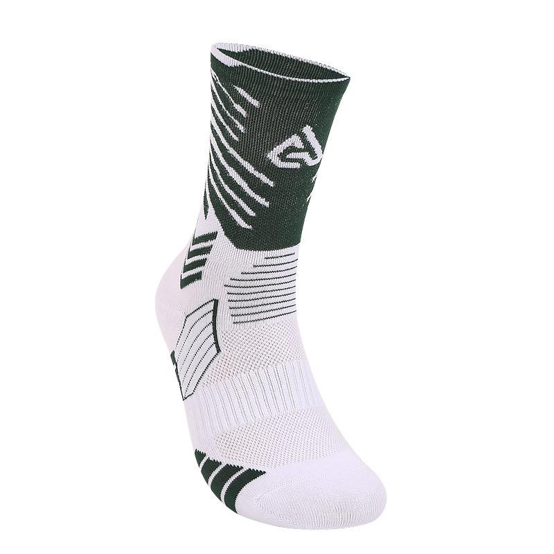 2023 Men's Elite High Tube Basketball Socks - Spring/Summer Mid-Calf Trend, Combed Cotton
