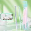 Single-Tuft Toothbrush For Orthodontic Correction, Small Round Head, Wisdom Tooth And Interdental Brush