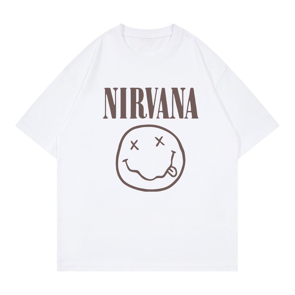 Nirvana Rock Band Classic Album Poster Graphic Print Cotton Tshirt Streetwear Hip Hop Fashion Tee Men Women Loose Oversized Top