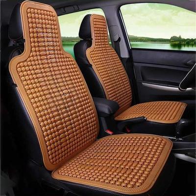 Universal Summer Car Seat Cool Cushion PVC Beaded Massage Automobile Chair Cover With Soft Waist Mat Breathable Durable