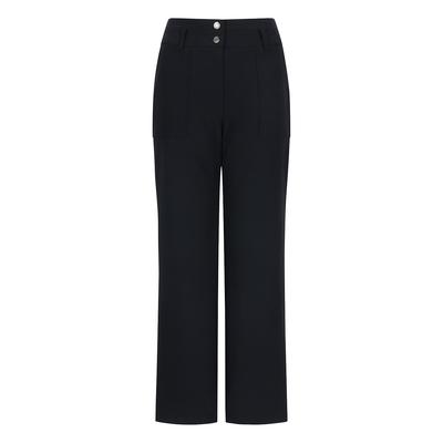 MARTINE GOLF Pocket Semi Wide Pants_Black