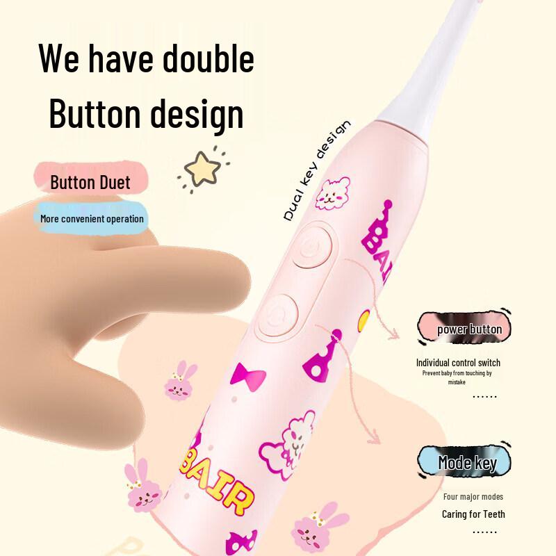 BAIR K8 Kids Electric Sonic Toothbrush CN plug (adapter included)