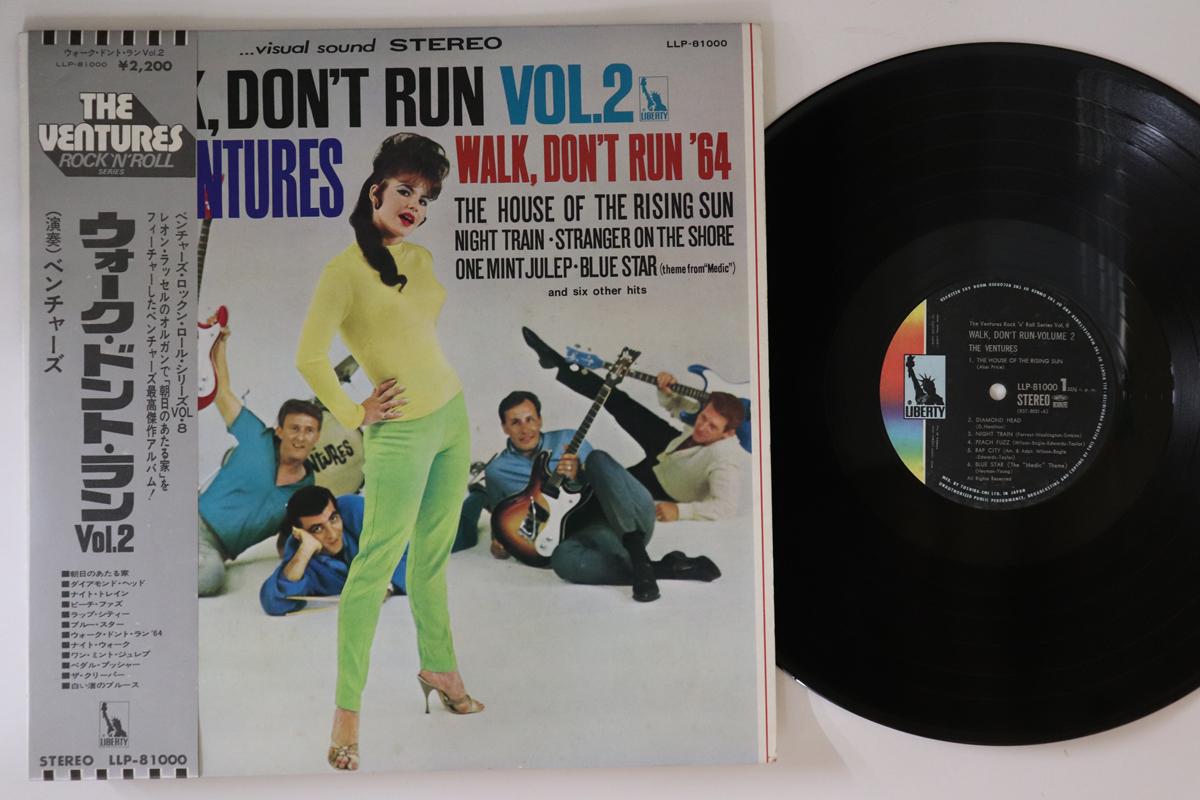 

LP Record VENTURES - Walk, Don t Run 64 LLP81000 LIBERTY Japan Obi Rock Used