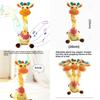 Giraffe Soft Plush Doll With Interactive Sound For Childrens Playroom