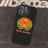 R-ROYALS E-ENFIELDS Logo Leather Phone Case For iphone 16 15 14 Plus 13 12 11 Pro Max Case
