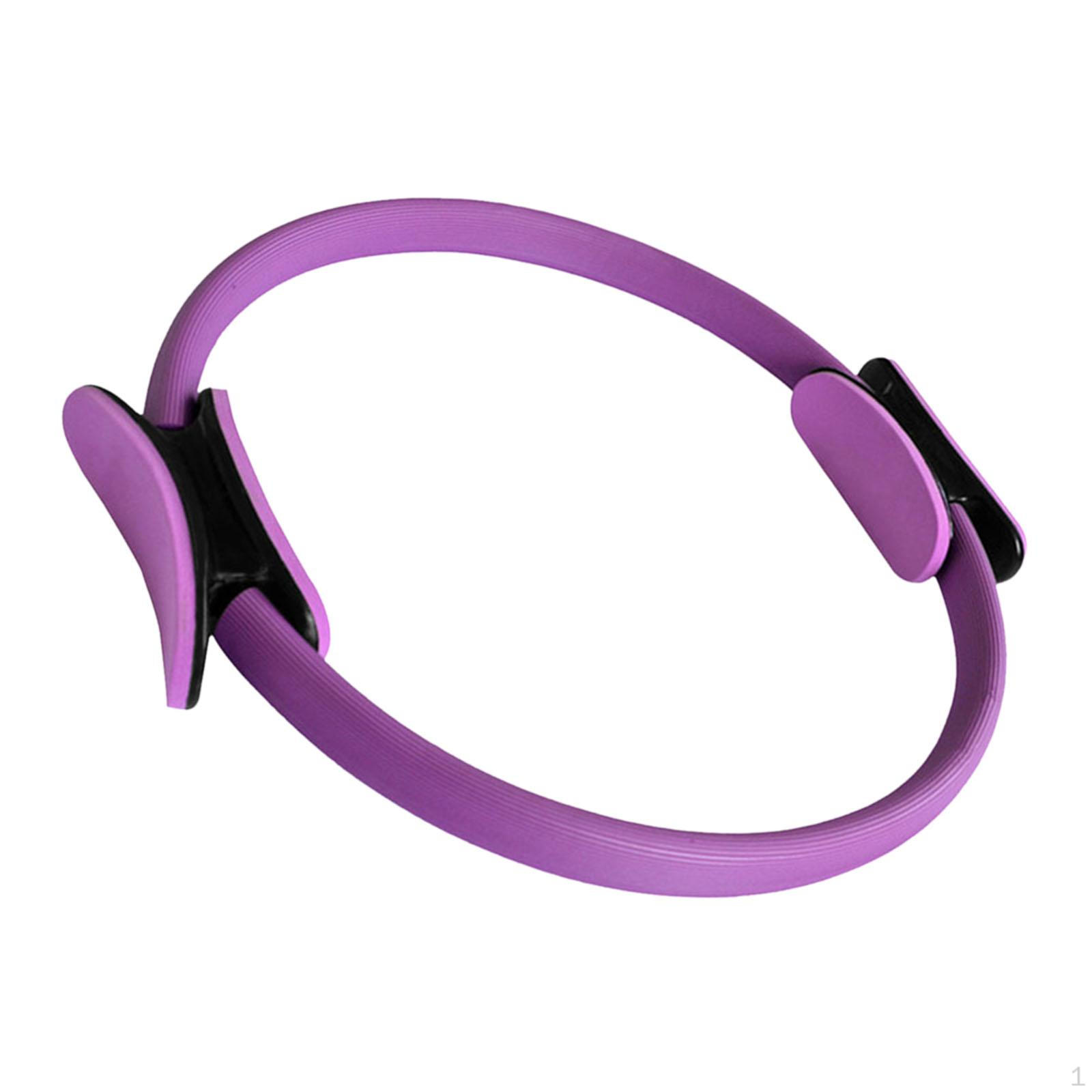 Anneau de Pilates Élastique pour l'Exercice des Cuisses et la Routine de Fitness violet