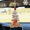 We Are Always with You Ornament Tree Shaped Wooden Christmas Ornament Sympathy Gift for Loss of Loved One