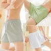 Men's Spring and Summer Ice Silk Loose Home Breathable Comfortable Boxer Briefs