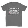 Waiting For Tyler Galpin Graphic Printing T Shirt for Men Women  100% Cotton  Tee Shirt Clothing