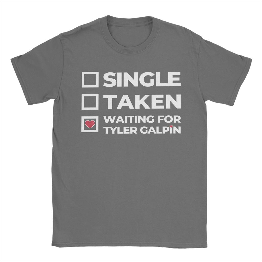 Waiting For Tyler Galpin Graphic Printing T Shirt for Men Women  100% Cotton  Tee Shirt Clothing