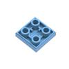 10PCS Puzzle Particle 11203 2X2 Reverse Light Panel Building Blocks Board Bricks Idea Toys Birthday Kid Gifts