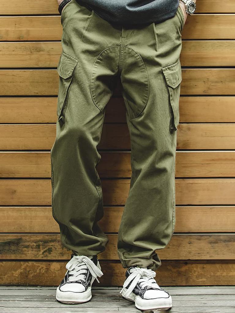 NORMEN Britische Marine Kampfhose Cargohose Stretch Light Twill Royal Navy Easy Pants [NNNORMEN] (Grün, XL)