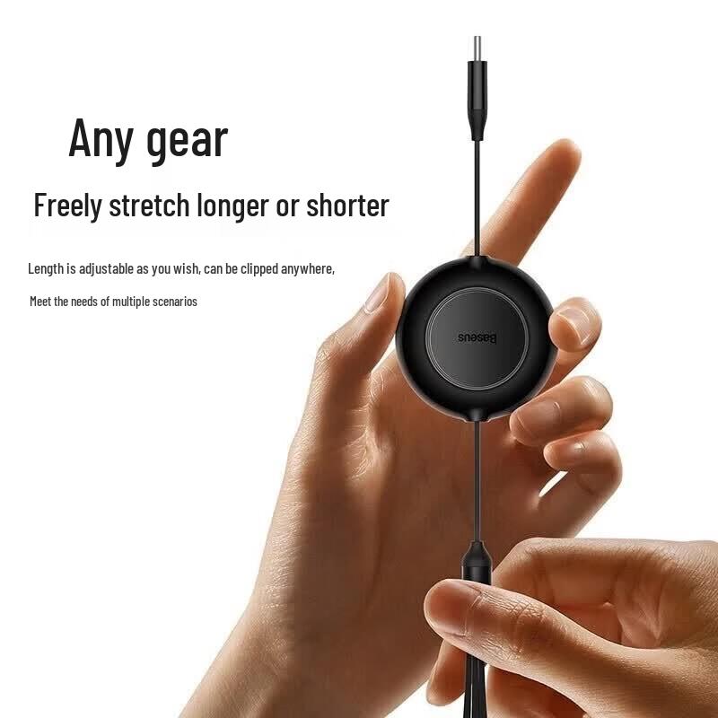 Baseus 3-in-1 Ret Retractable 100W Fast Charging Cable