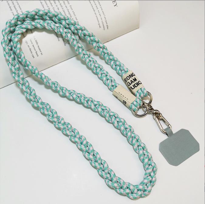 Braided Crossbody Mobile Phone Lanyard for Outdoor Mountaineering - Unisex Shoulder Strap Pendant.