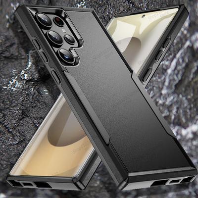 Military Armor Shockproof Protector Case For Samsung S26 Ultra S24 Plus S23 S22 S21 S20 S25 Ultra PC+TPU Dual Layer Strong Cover