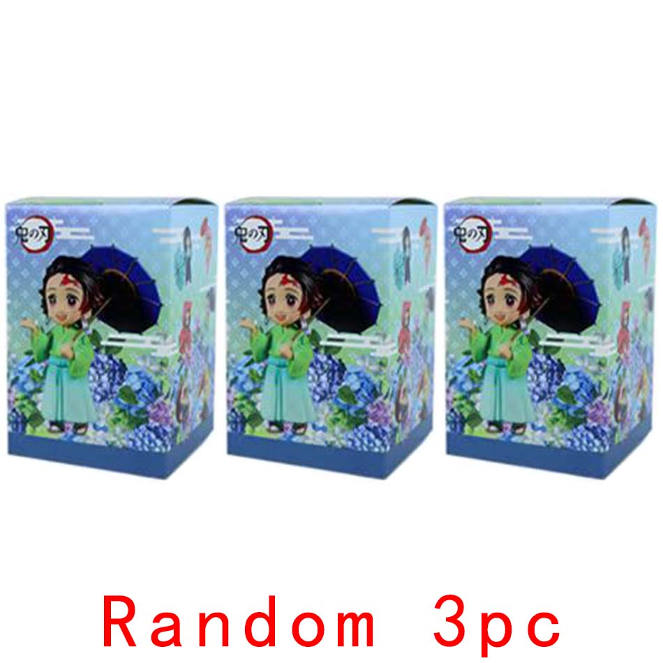 Model Creative Model New Hot Sale Demon Slayer Tanjiro Nezuko anime cartoon figure personalized statue ornament box Gift