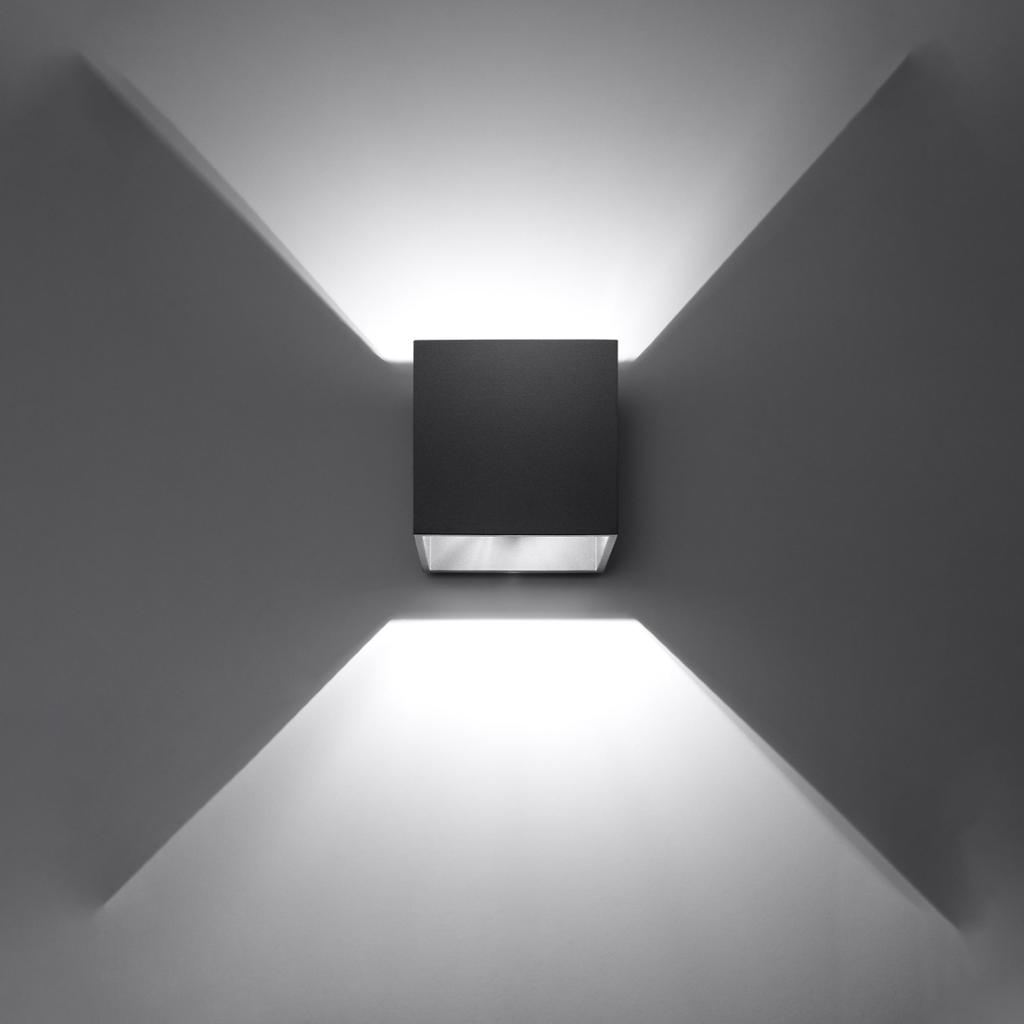 Kinkiet Quad 1 G9 Czarny Alu Sollux Sl.0057