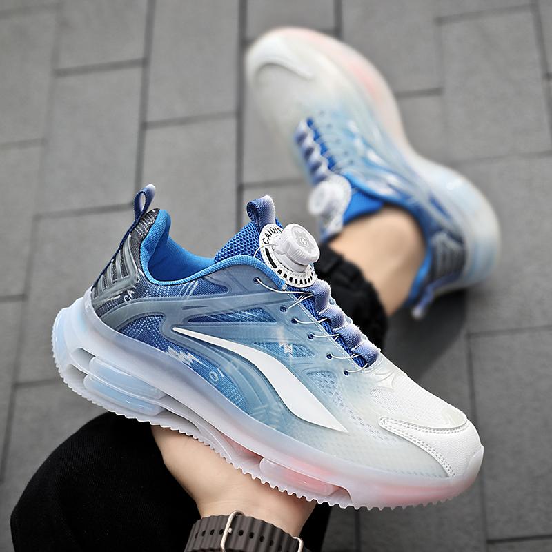 Men’s Sports Shoes Women Running Sneakers Students Color Thick Sole Height Increase Couple Unisex Basketball Shoes Large Size